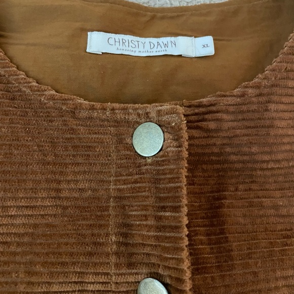 **SOLD** Christy Dawn Rust Mini Dress - Picture 5 of 9